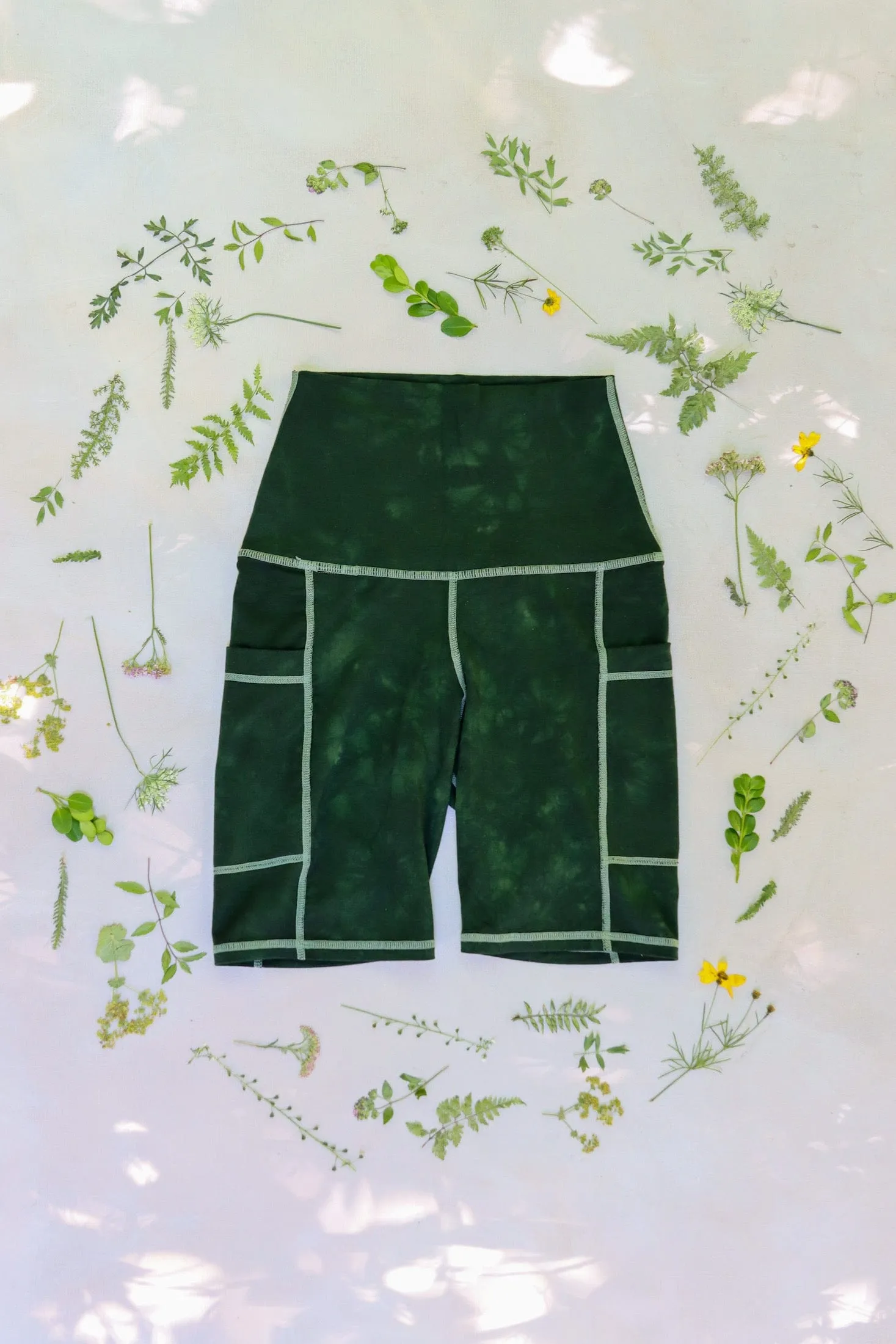 Water Lily Biker Shorts