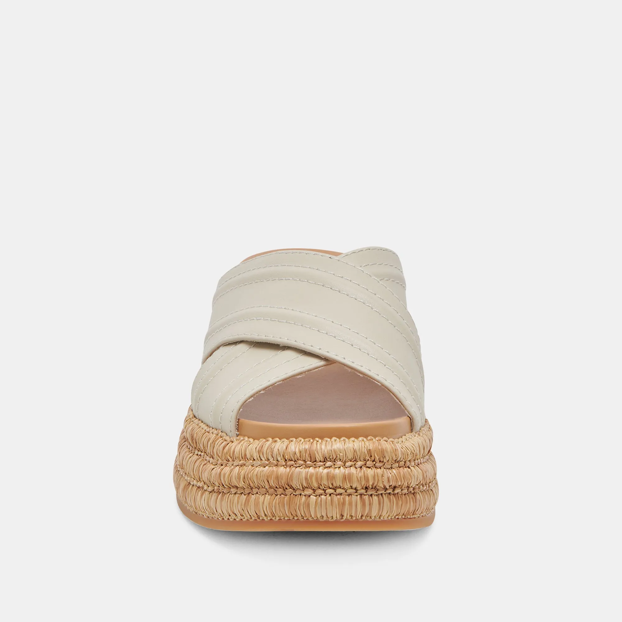 WESLEE SANDALS IVORY LEATHER