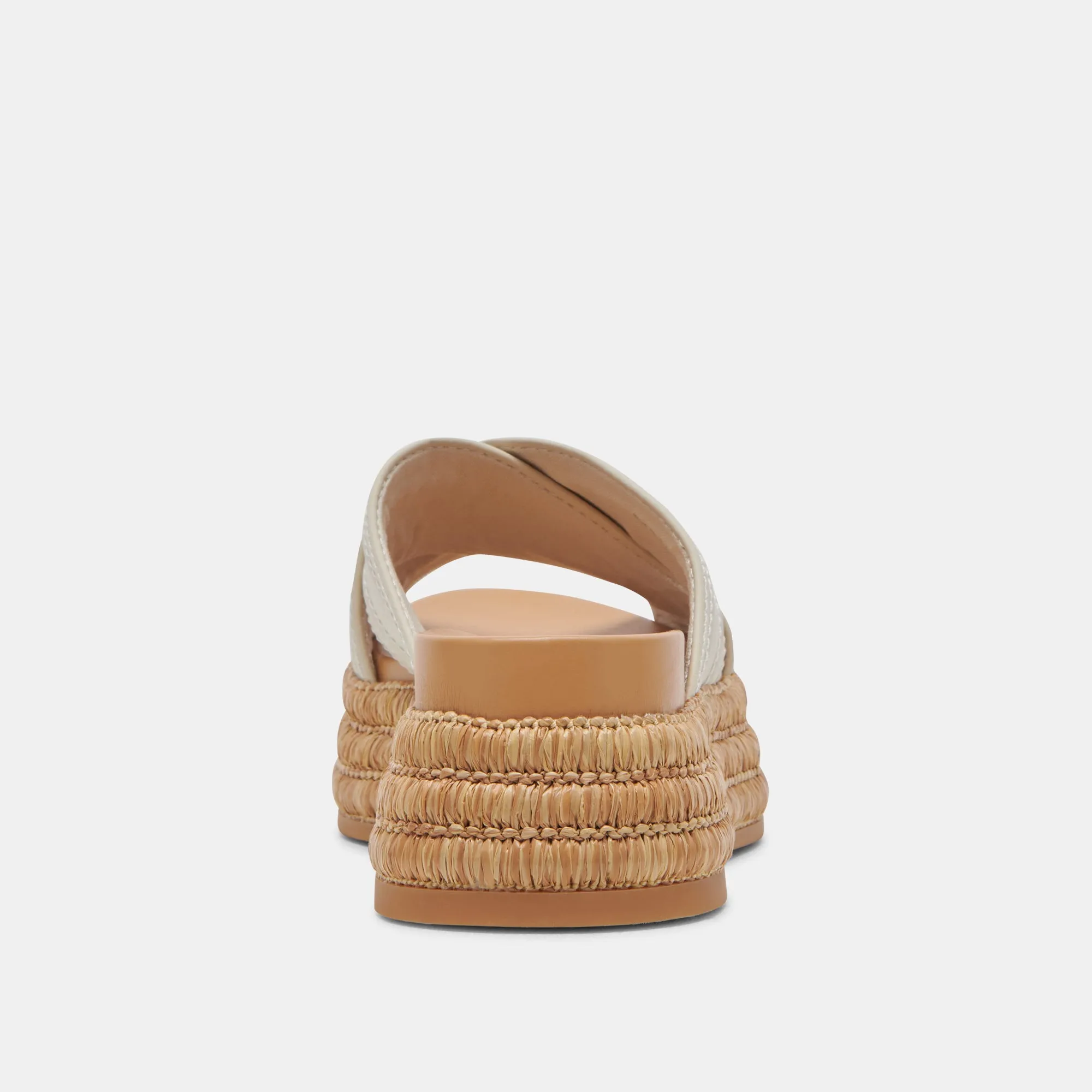 WESLEE SANDALS IVORY LEATHER