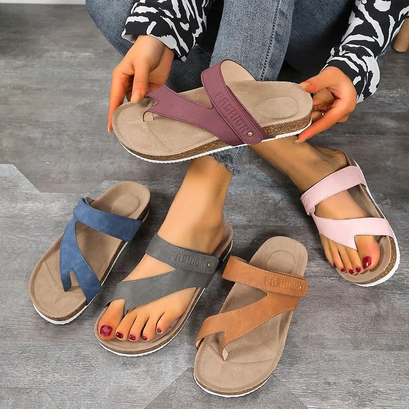 Women's Flat Sandals Flip Flops Slippers Outdoor Daily Casual Beach Shoes Slides