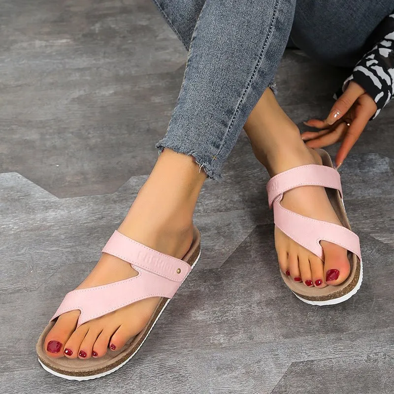 Women's Flat Sandals Flip Flops Slippers Outdoor Daily Casual Beach Shoes Slides