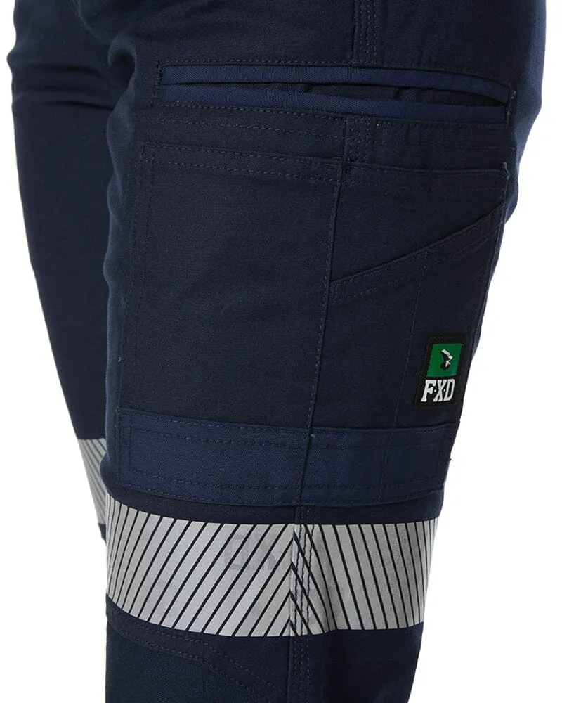 WP-4WT Womens Taped Stretch Cuffed Pants - Navy