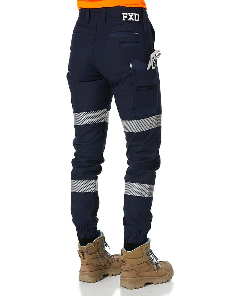 WP-4WT Womens Taped Stretch Cuffed Pants - Navy